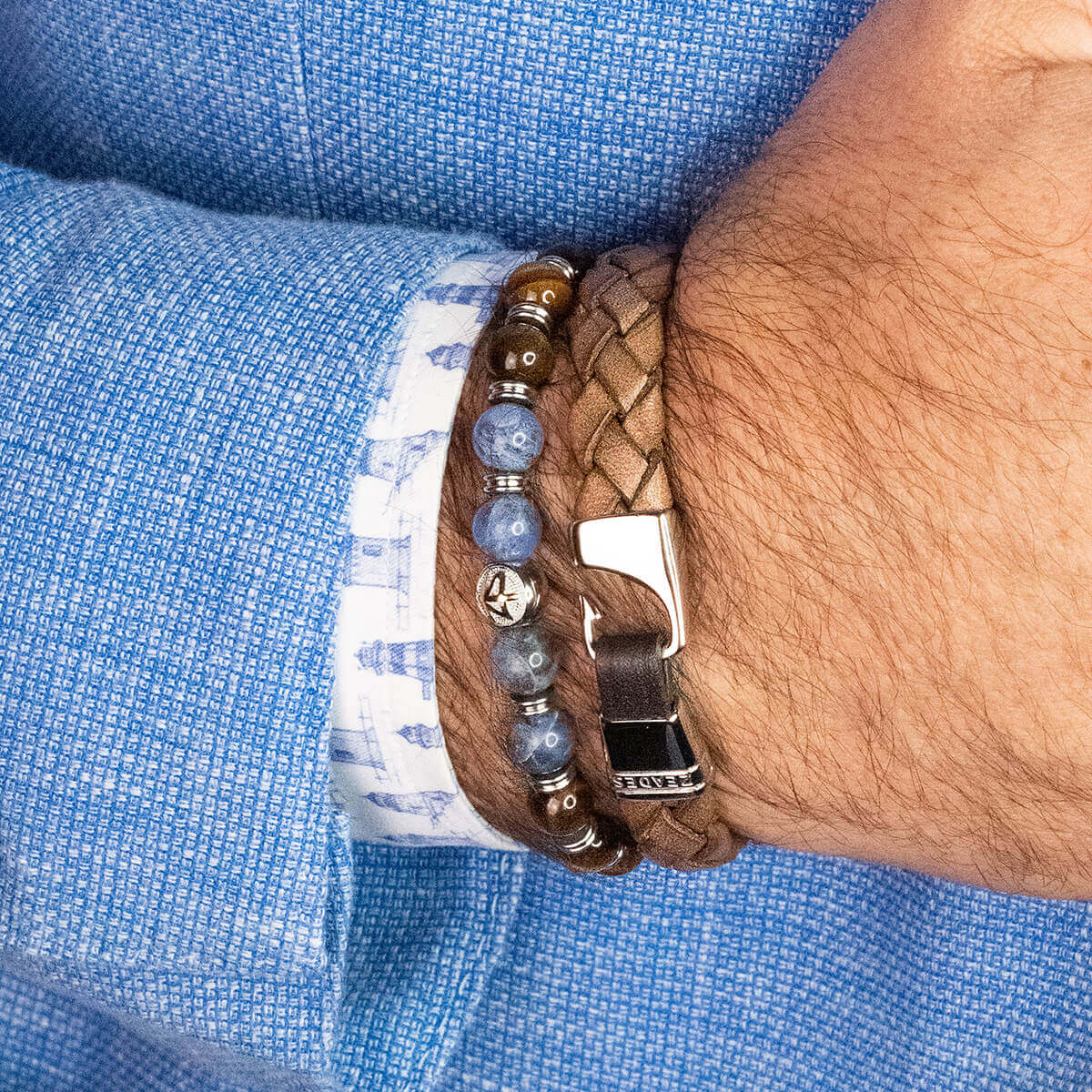 ZEADES TANGON Taupe Bracelet | ZMB02457