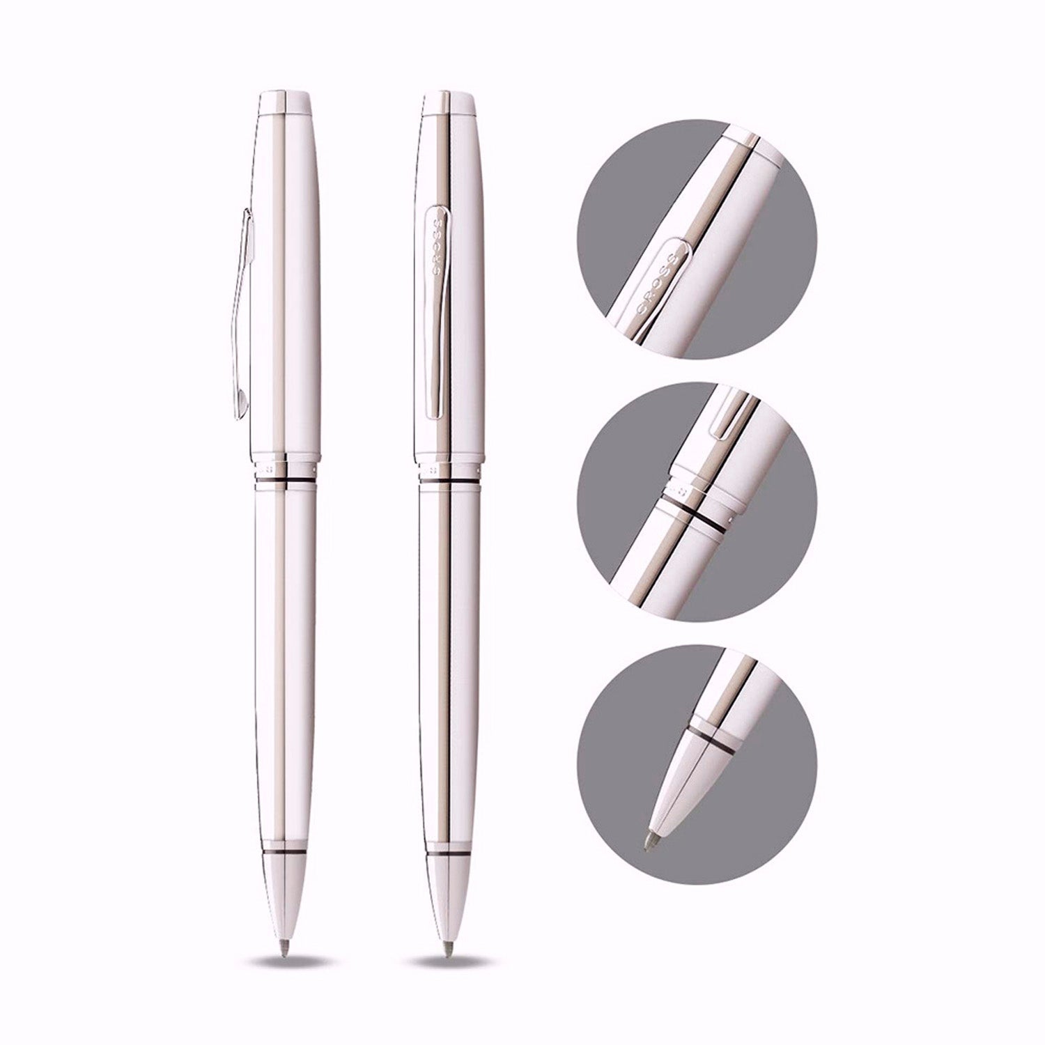 CROSS Coventry Polished Chrome CT Ballpoint Pen | AT0662G-7