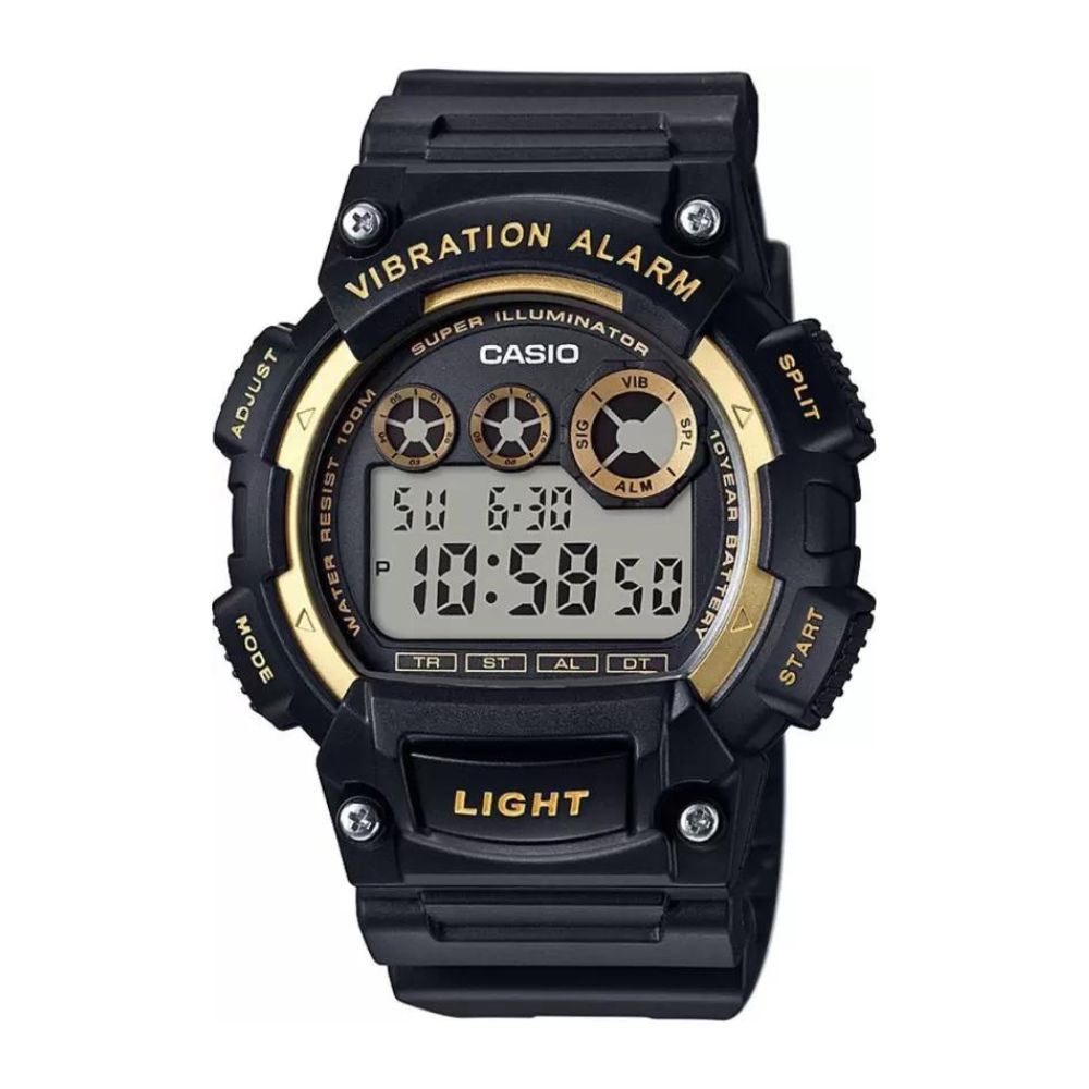CASIO Standard Vibration Alarm Digital Resin Men's Watch | W-735H-1A2VDF