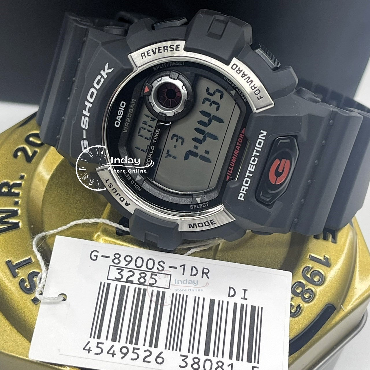 Casio G-Shock  Resin Band Shock Resistant Mineral Glass Men's Watch | G-8900S-1DR