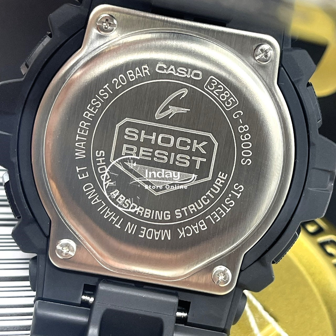 Casio G-Shock  Resin Band Shock Resistant Mineral Glass Men's Watch | G-8900S-1DR