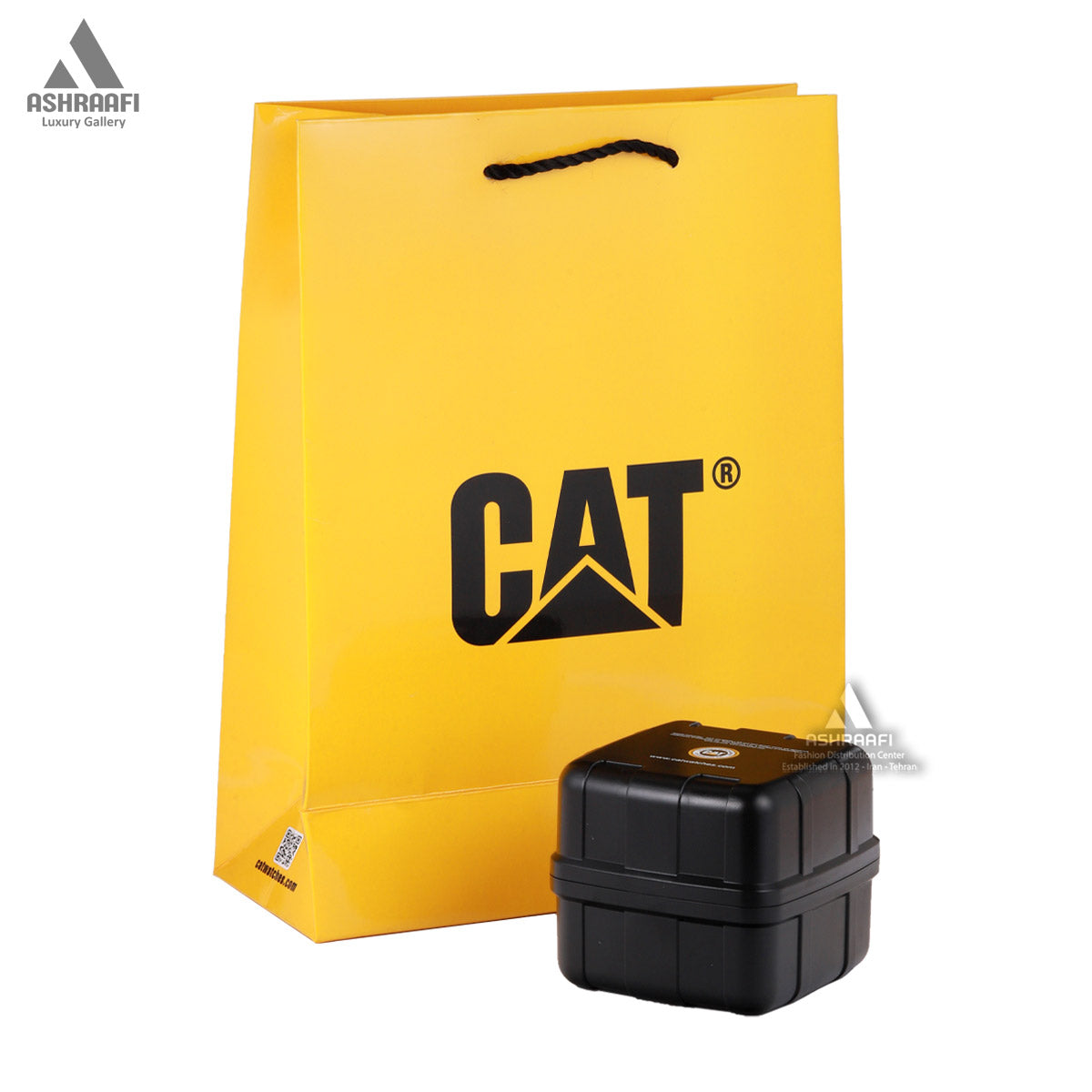 CAT Operator Green Dial Calendar Rubber Strap Men’s Watch | PU.141.23.317