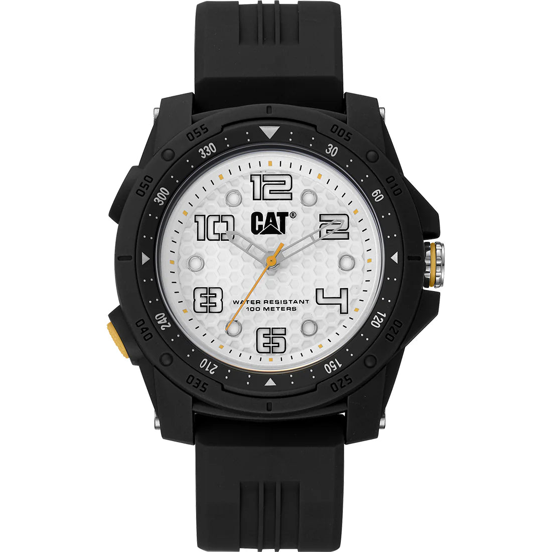 CAT  Black Strap with White Dial Men's Watch | LP.160.21.232