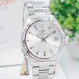 Bigotti Silver Dial Calendar Stainless Steel Men’s Watch | BG.1.10476-1
