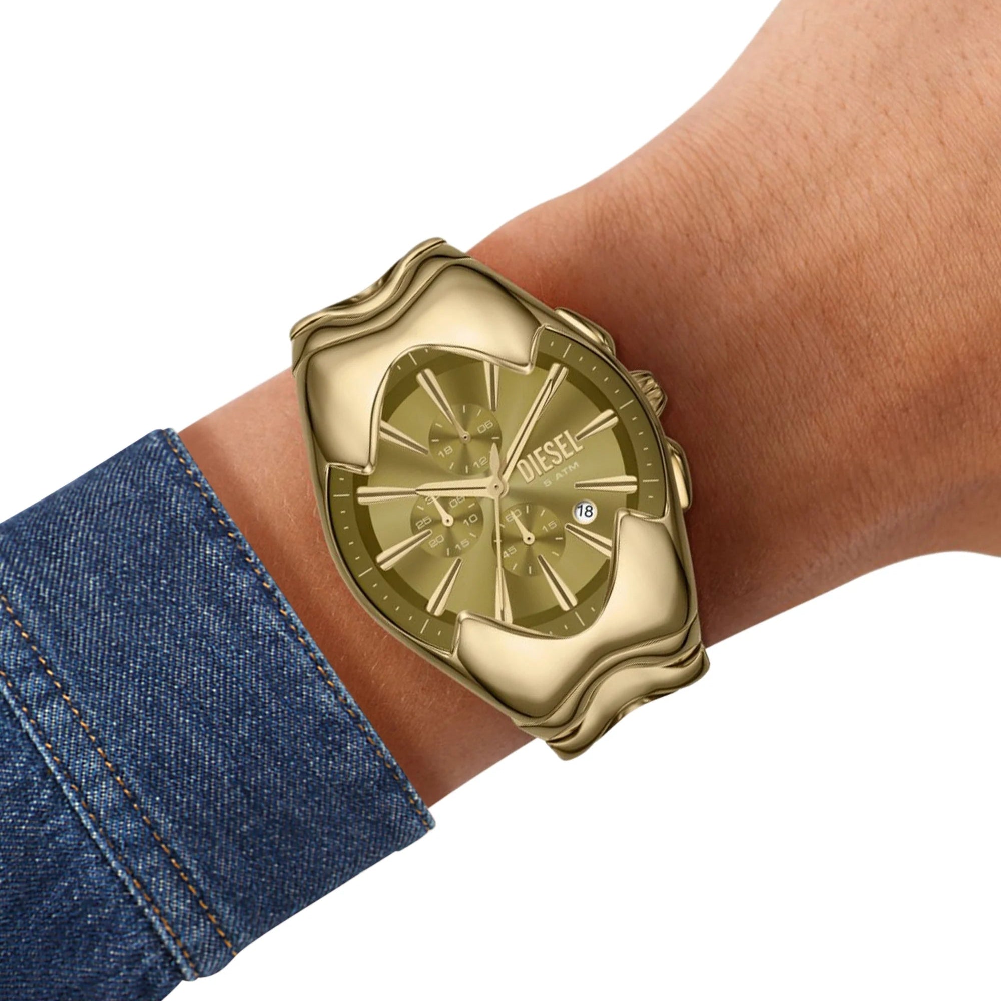 Diesel Mercurial Chronograph Gold-Tone Stainless Steel Men's Watch | DZ4681