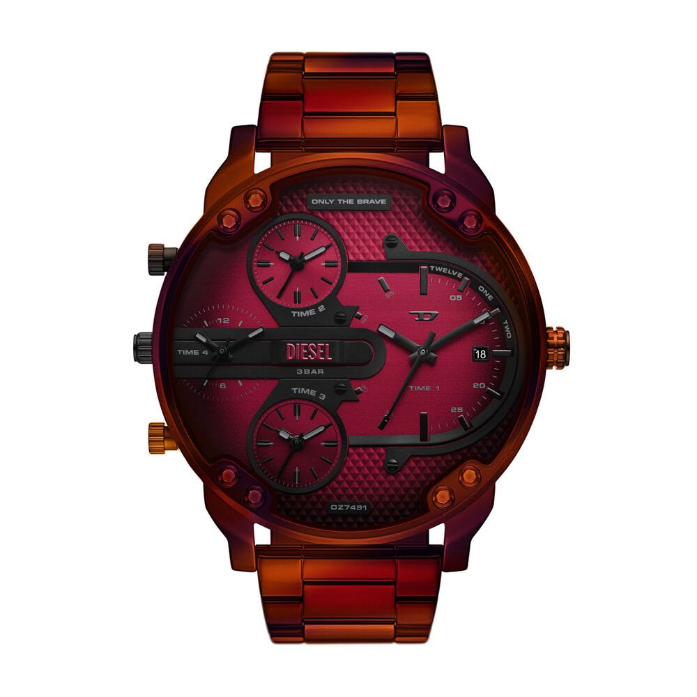 Diesel Mr. Daddy Slim Red Chronograph Men's Watch | DZ7491