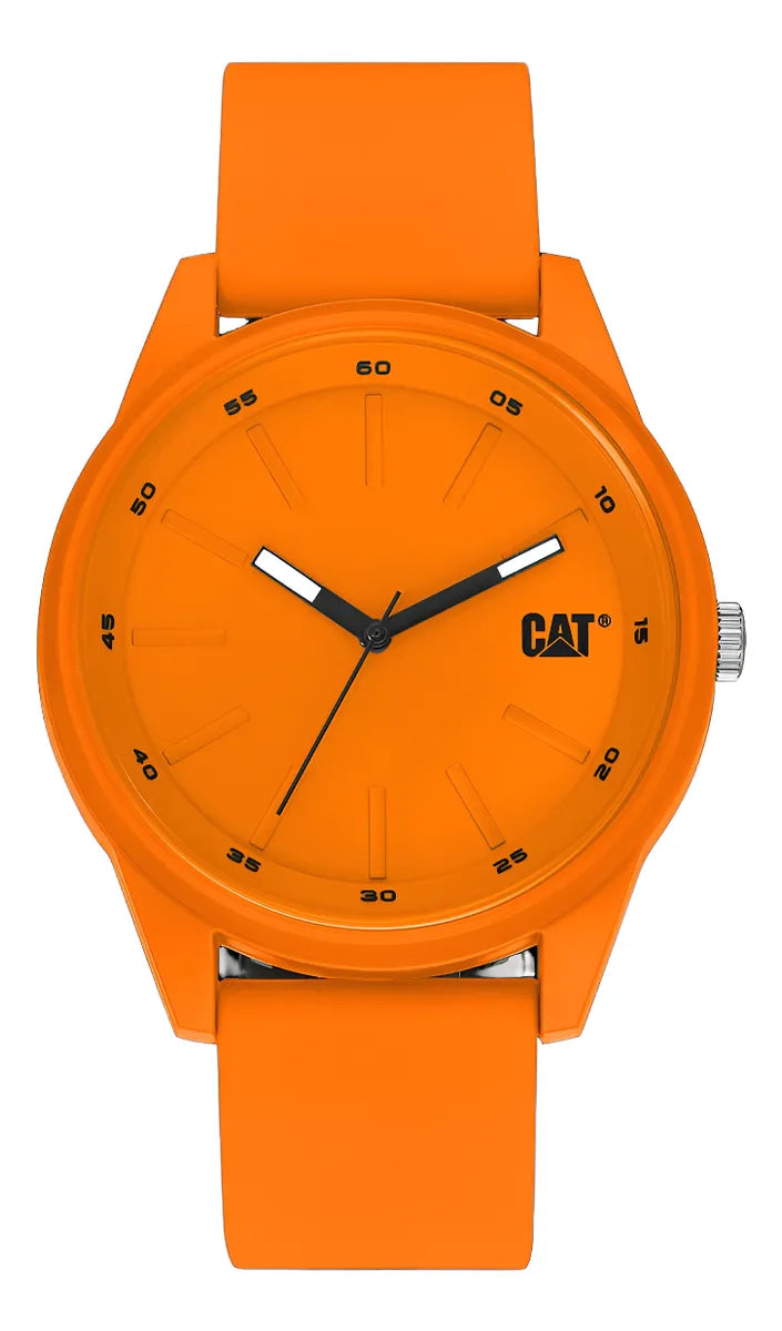 CAT Insignia 1.2 Orange Case Orange Dial Orange and Black Strap Men's Watch | LJ.180.28.828