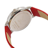 Daniel Klein Premium Red Leather Strap Women's Watch | DK113046-4