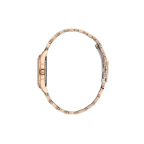 Daniel Klein Blue Dial Calendar Stainless Steel Women’s Watch | DK113866-5