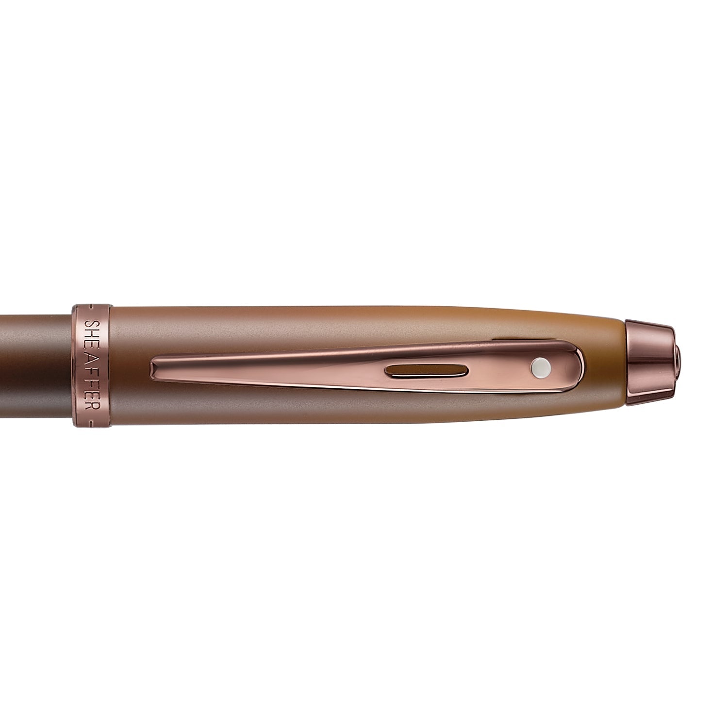 Sheaffer 100 9374 Coffee Edition Matt Brown Fountain Pen with Regal Brown PVD Trims | E0937453