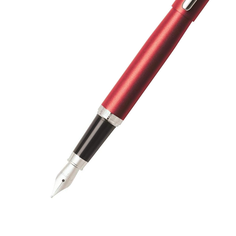 Sheaffer VFM Excessive Red with Chrome Trim Fountain Pen | E0940353