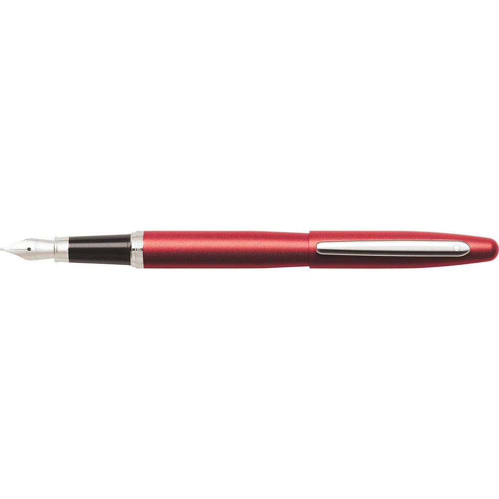 Sheaffer VFM Excessive Red with Chrome Trim Fountain Pen | E0940353