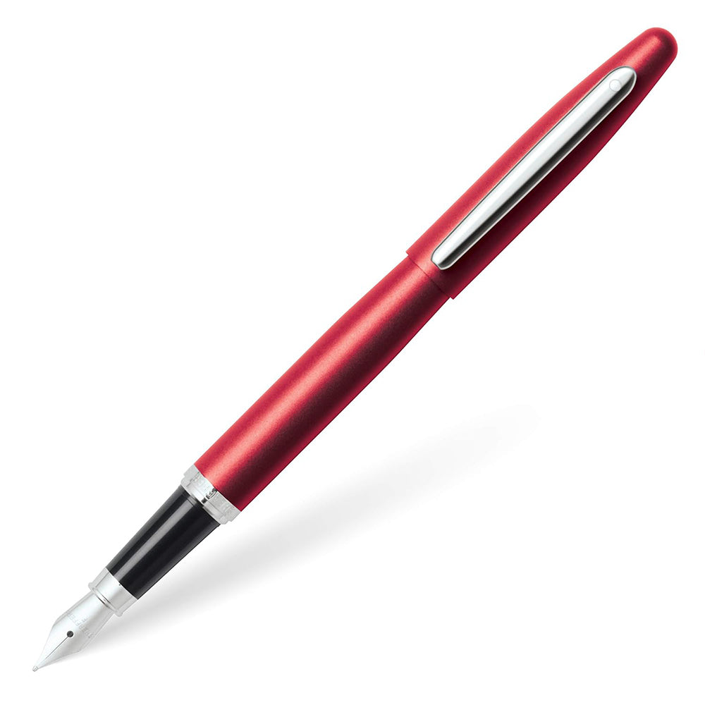 Sheaffer VFM Excessive Red with Chrome Trim Fountain Pen | E0940353