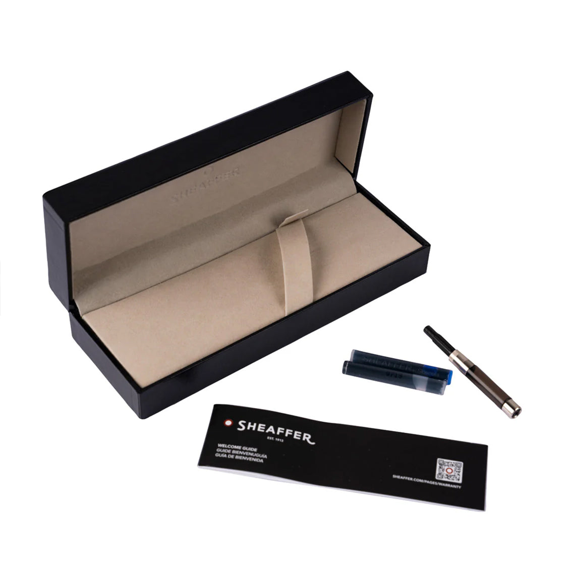 Sheaffer VFM Polished Chrome with Gold Trims Fountain Pen| E0942253