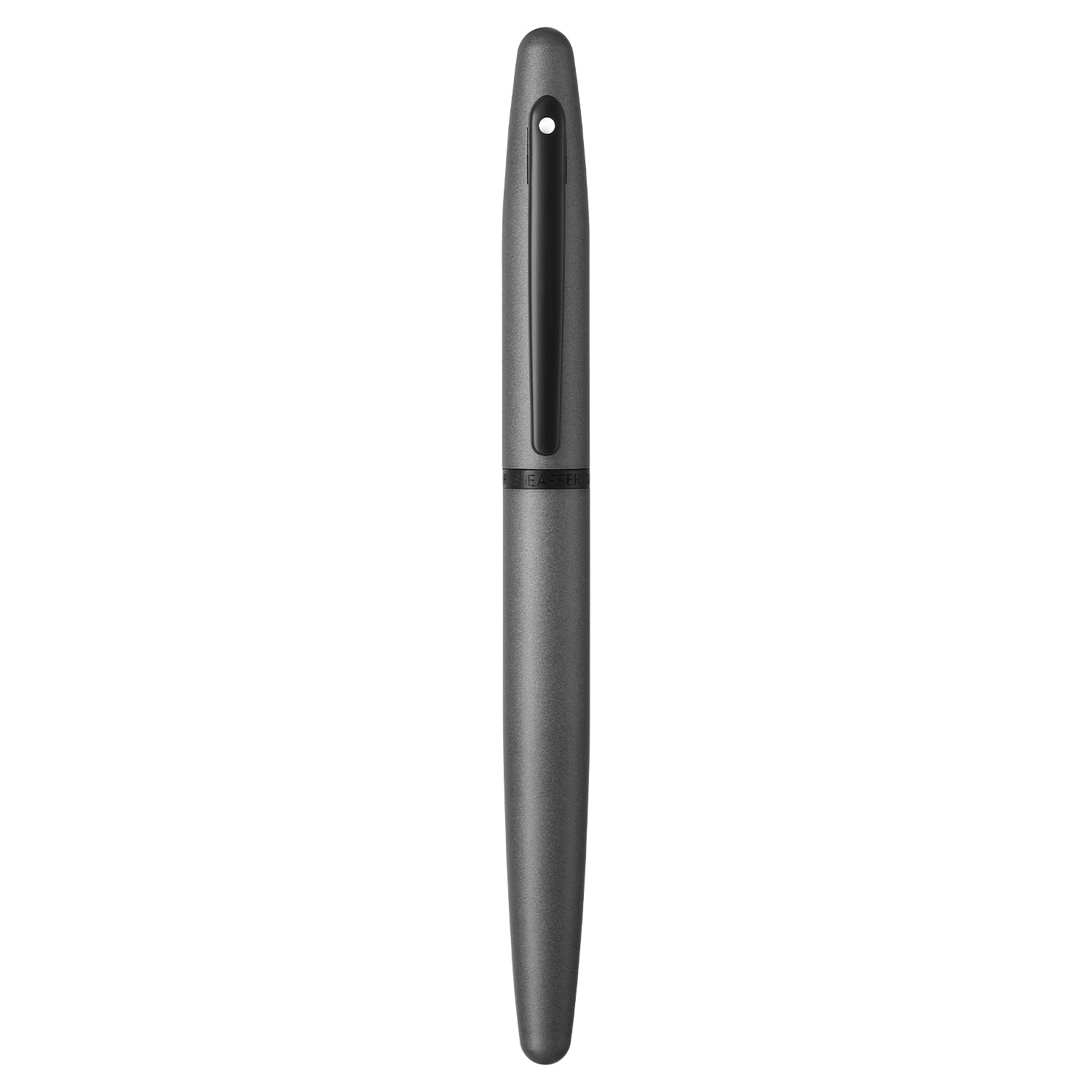 Sheaffer VFM 9424 Matte Gray Fountain Pen With Matte Black Trim |