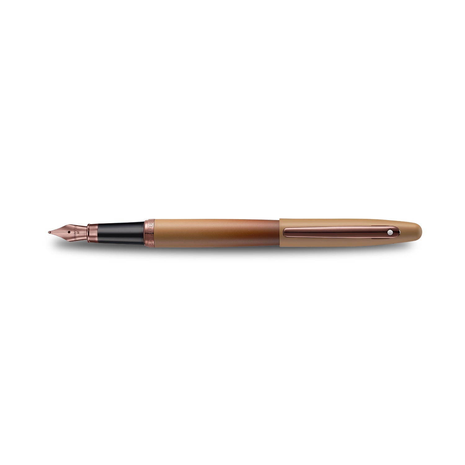 Sheaffer VFM 9428 Coffee Edition Matt Brown Fountain Pen with Regal Brown PVD Trims | E0942853