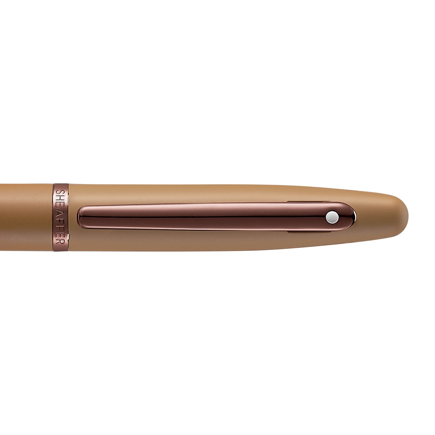 Sheaffer VFM 9428 Coffee Edition Matt Brown Fountain Pen with Regal Brown PVD Trims | E0942853