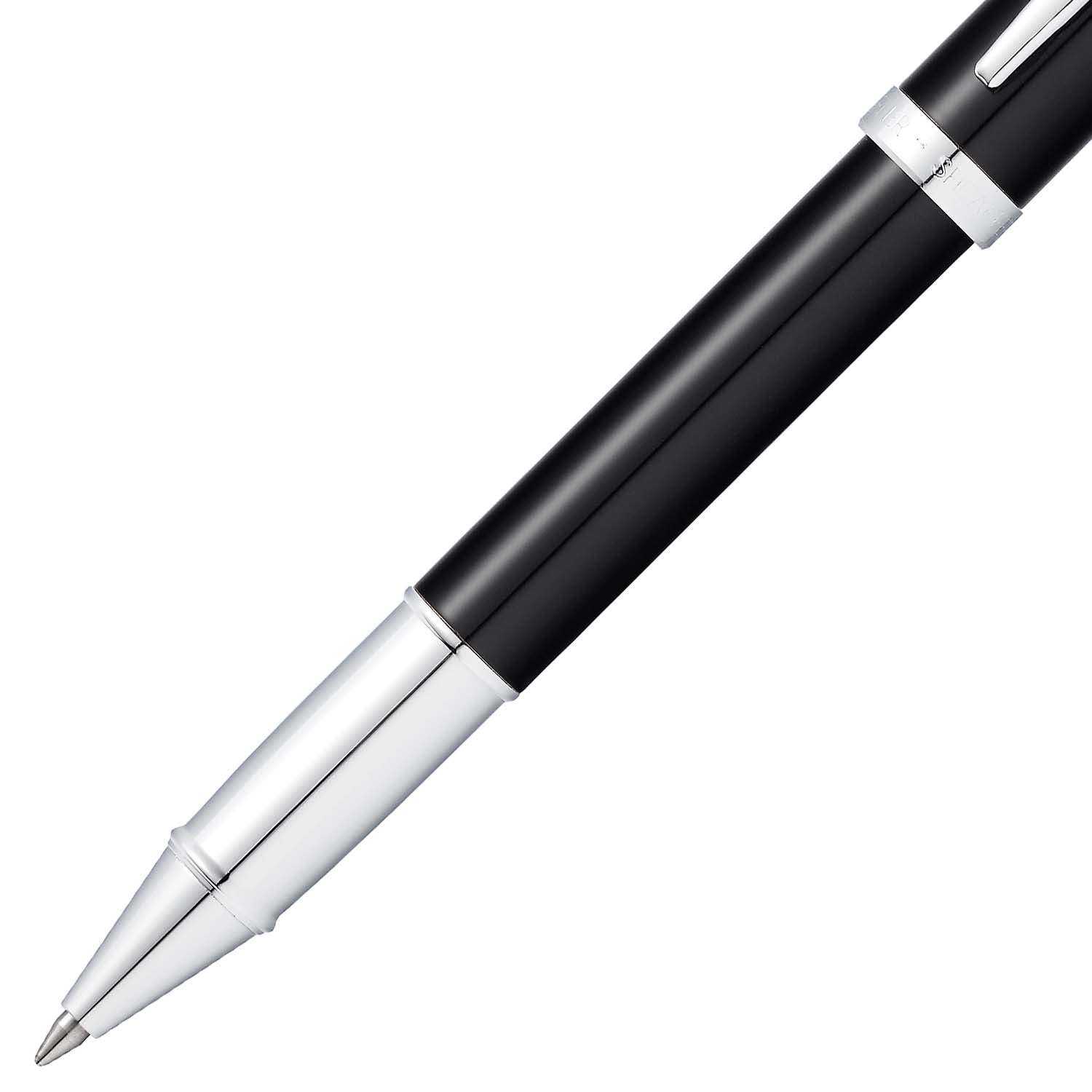 Sheaffer  100 Glossy Black With Chrome Trims Rollerball Pen | E1933851