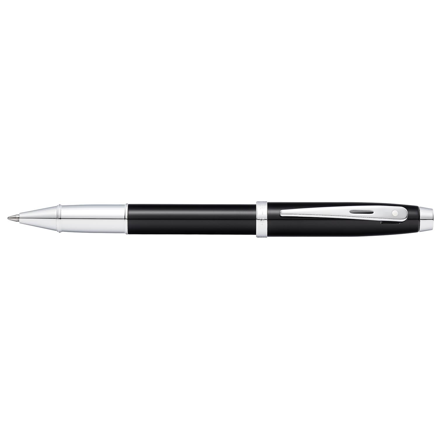 Sheaffer  100 Glossy Black With Chrome Trims Rollerball Pen | E1933851