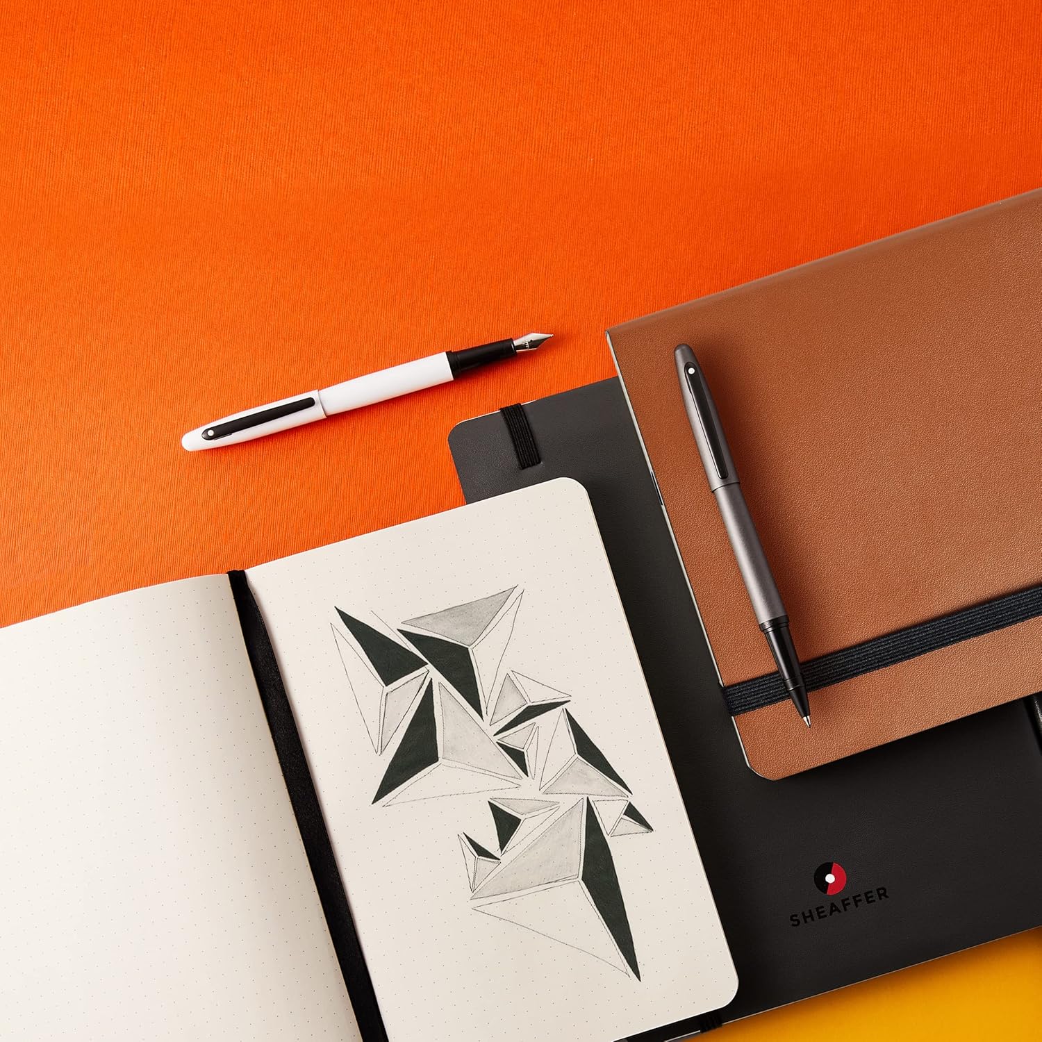 Sheaffer VFM 9424 Matte Grey Rollerball Pen With Matte Black Trim | E1942451