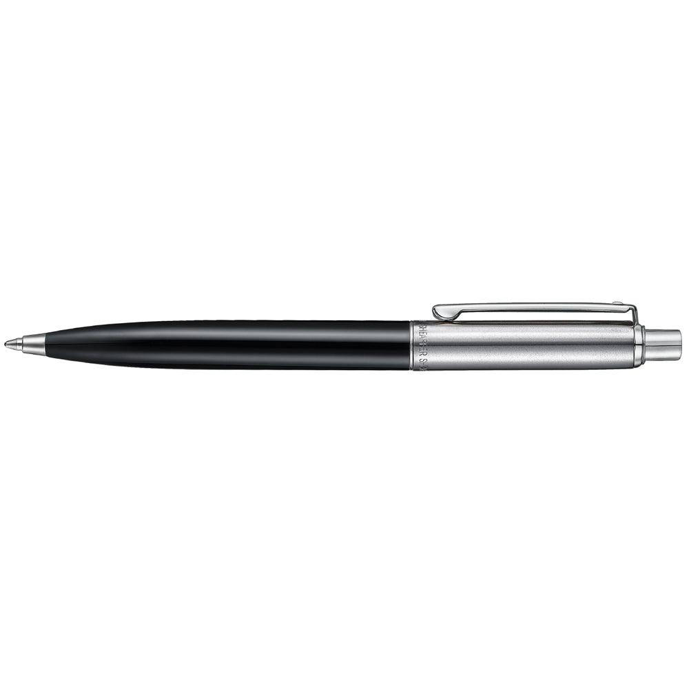 Sheaffer Sentinel Metal Ballpoint Pen - Gloss Black Chrome Trim | E233251