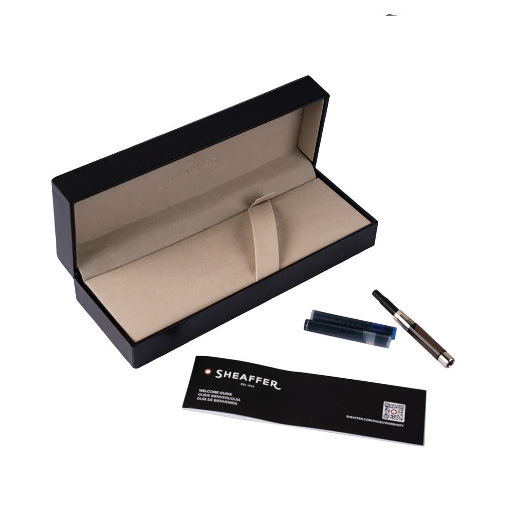 Sheaffer ICON 9108-K Matte Black Ballpoint Pen With Gloss Red Trim | E2910851