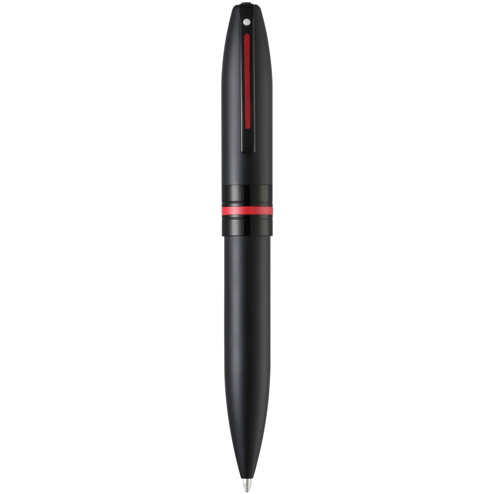 Sheaffer ICON 9108-K Matte Black Ballpoint Pen With Gloss Red Trim | E2910851