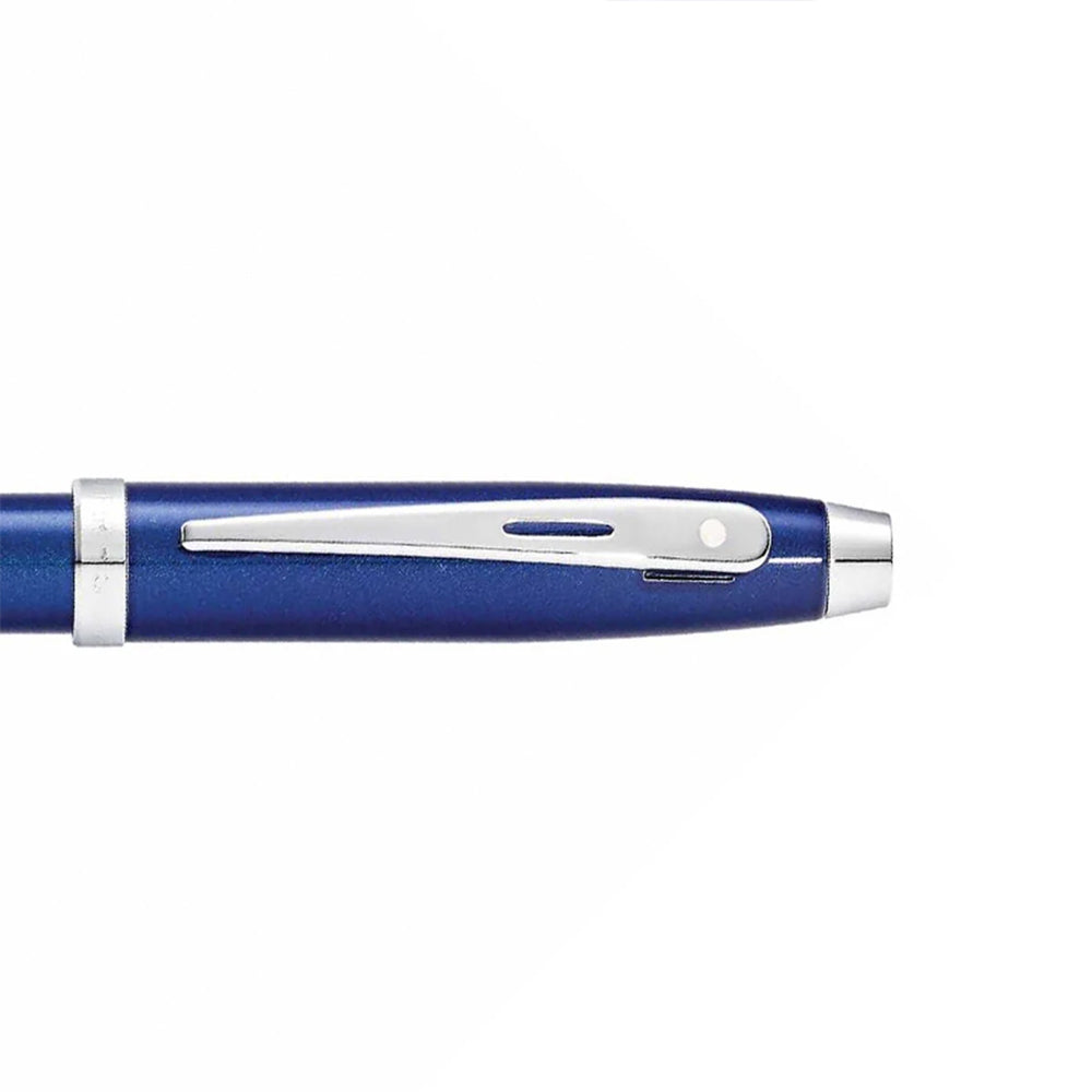 Sheaffer 100 Glossy Blue with Chrome Trims Ballpoint Pen | E2933951-30