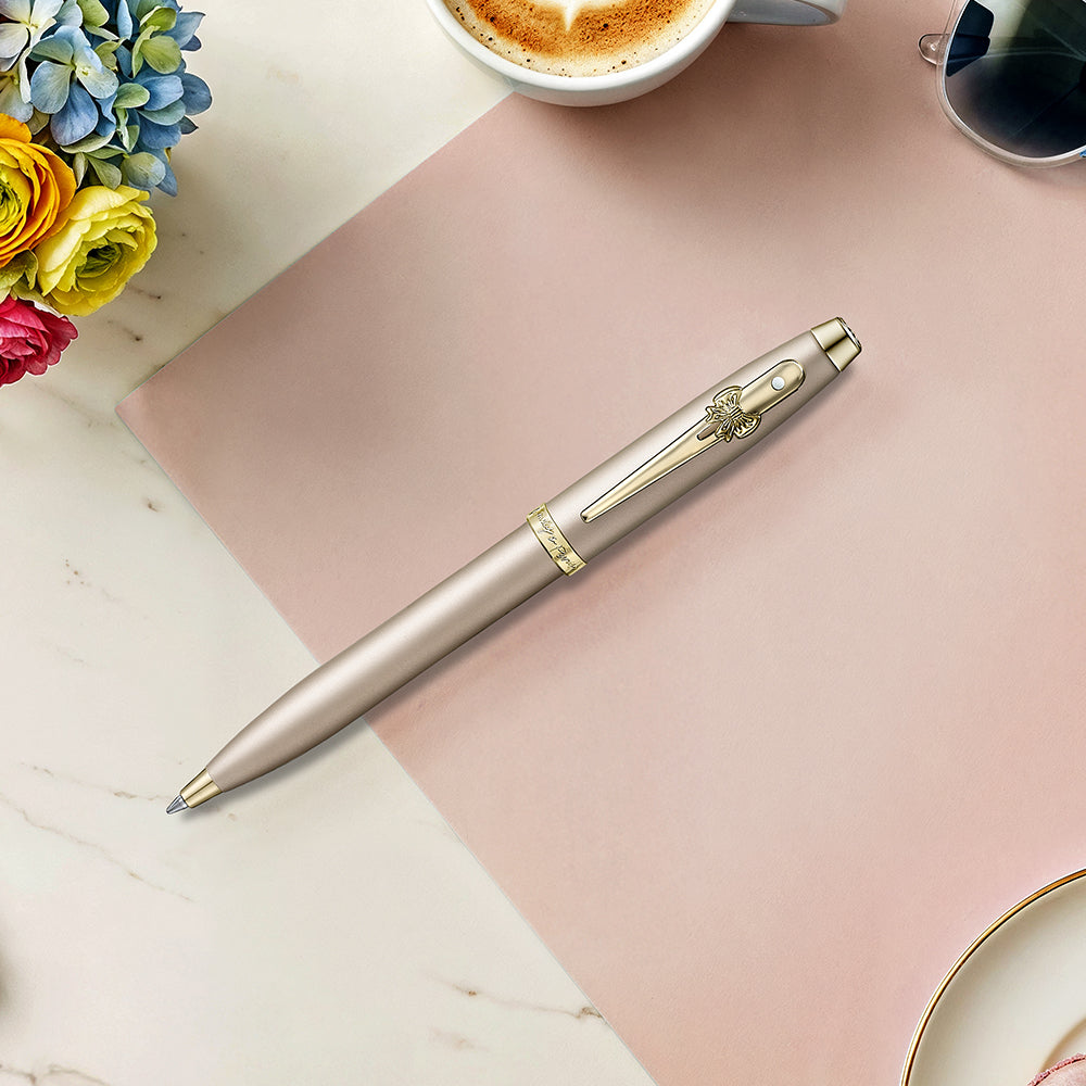 Sheaffer Emily in Paris 100 Special Addition. Champagne Ballpoint Pen | E2937751