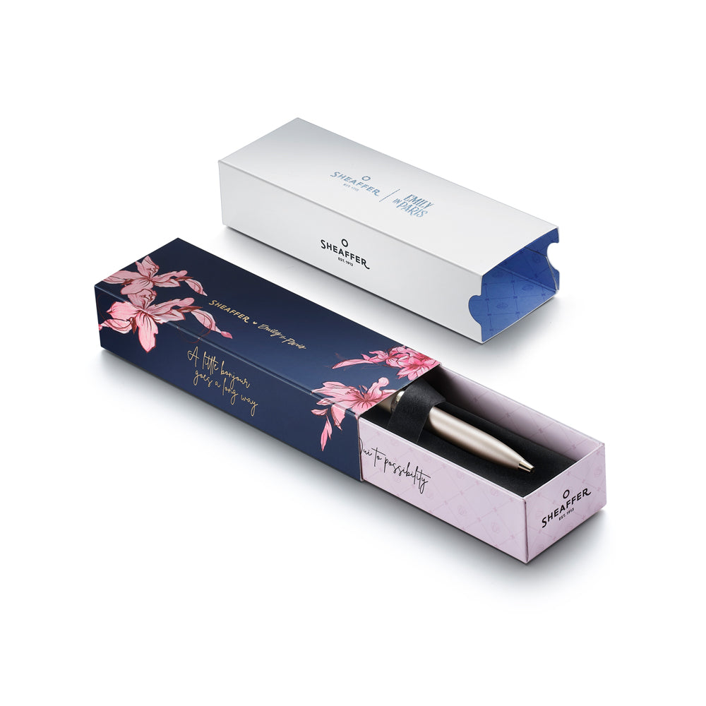 Sheaffer Emily in Paris 100 Special Addition. Champagne Ballpoint Pen | E2937751