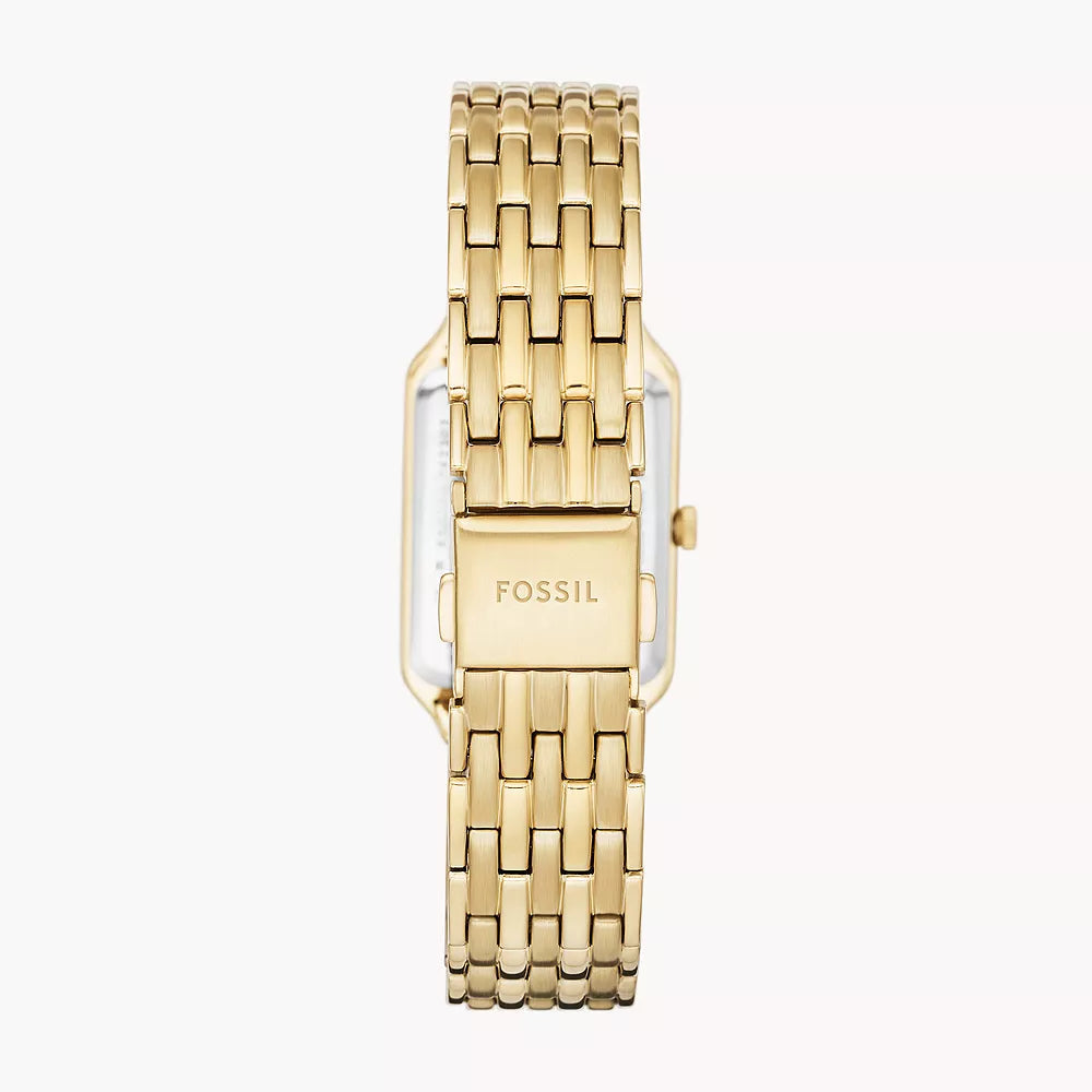 Fossil Raquel Three-Hand Date Gold-Tone Stainless Steel Women's Watch | ES5220
