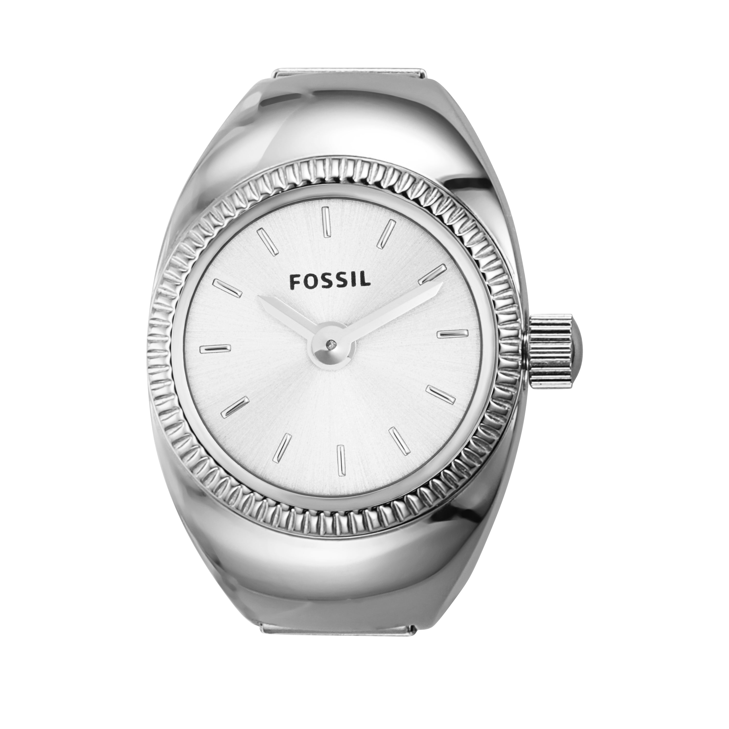 Fossil Exquisite Silver Woman's Ring Watch | ES5245