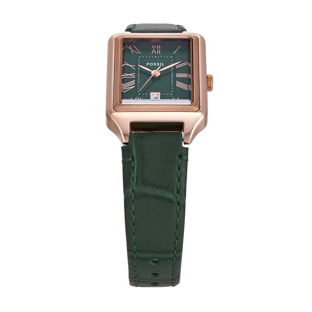 Fossil Carlie Mini Stainless Steel White Dial Women's Watch | ES5366