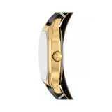 Fossil Harlow Three-Hand Black Leather Women's Watch | ES5404