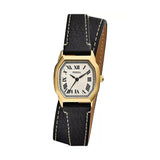 Fossil Harlow Three-Hand Black Leather Women's Watch | ES5404