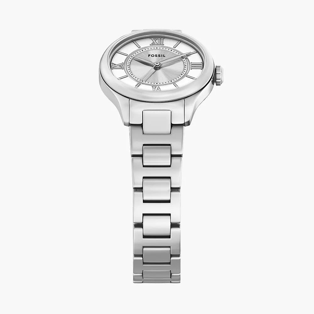 Fossil Gilmore Silver & Silver Stainless Steel 28mm Women's Watch | ES5419