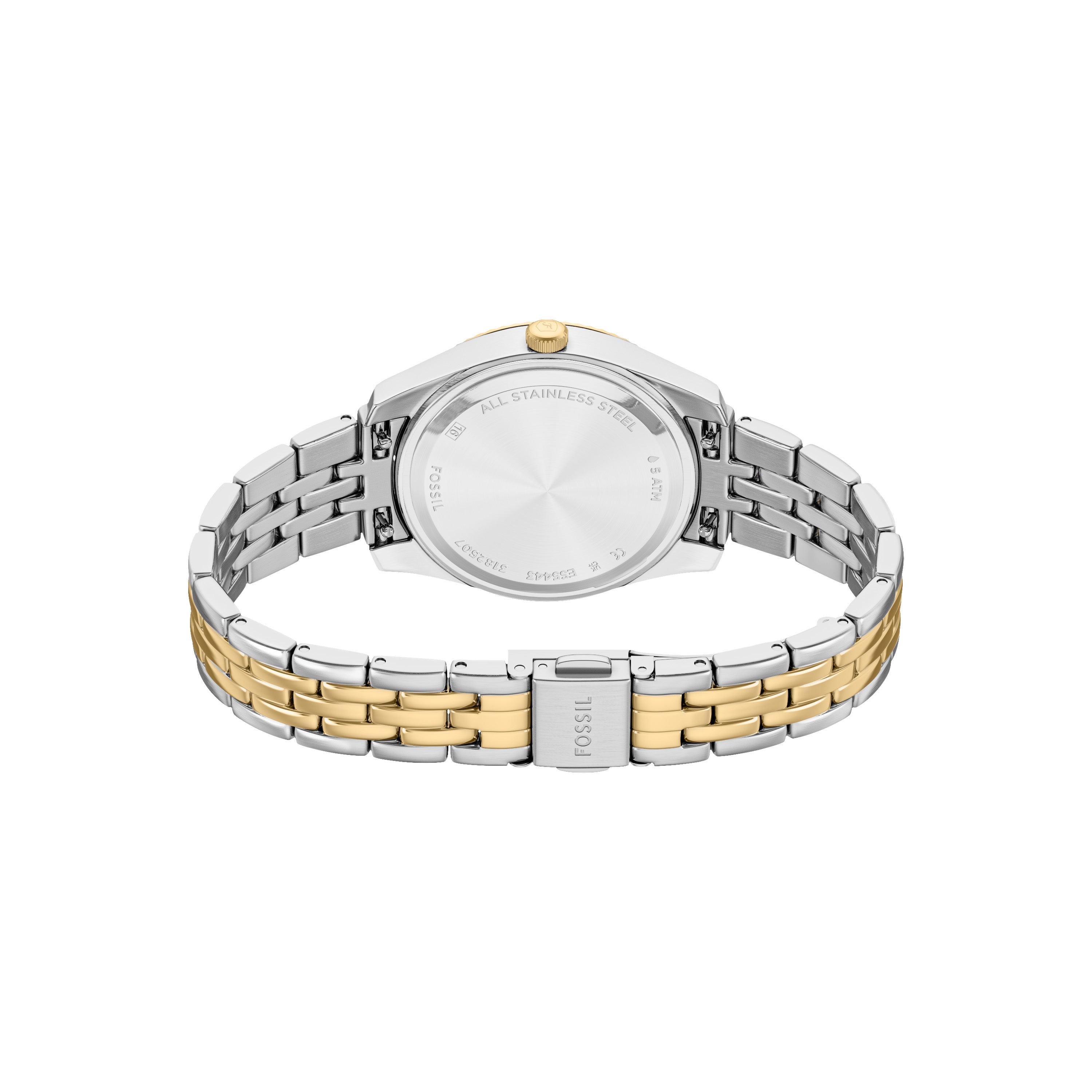 Fossil Scarlette Three Hand Two Tone Stainless Steel Woman's Watch | ES5443