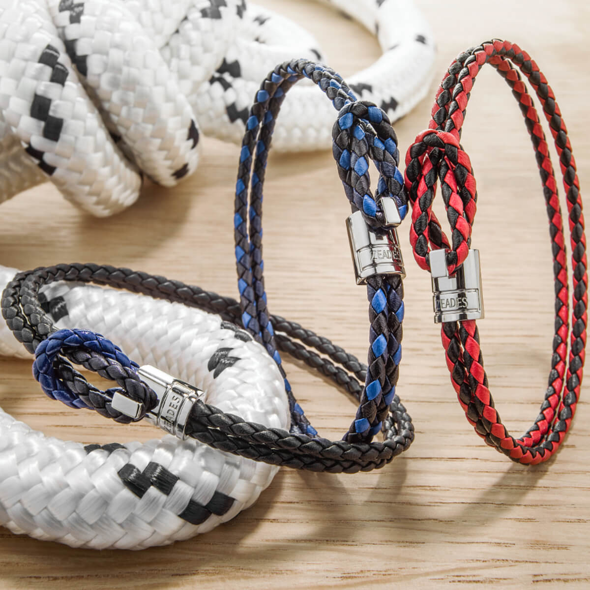 ZEADES ESPAR Mix Black Abyss Blue Bracelet | ZMB02514