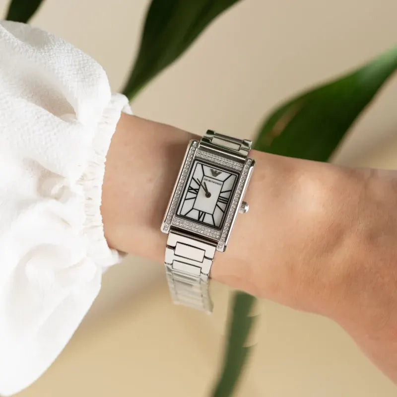 Emporio Armani Genni Silver Dial Fashion Women's Watch | AR11625