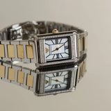 Emporio Armani Genni Silver Dial Two-tone Women's Watch | AR11642