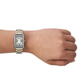 Emporio Armani Genni Silver Dial Two-tone Women's Watch | AR11642
