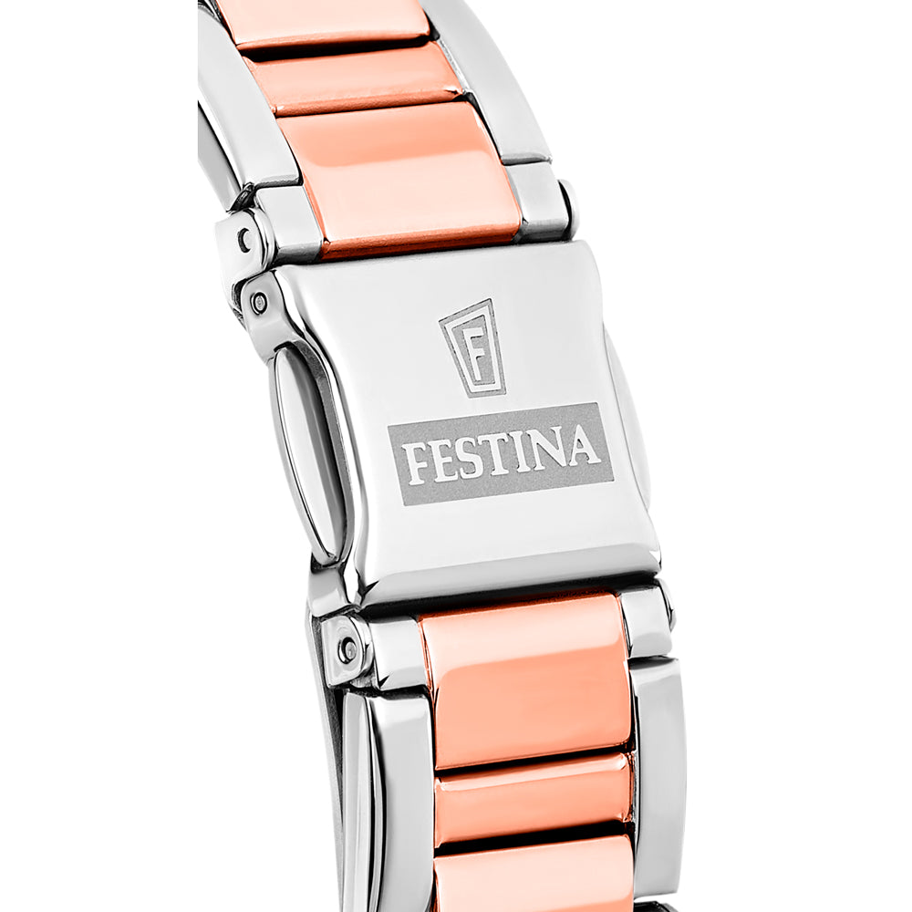 Festina Boyfriend Quartz Chronograph Grey Stainless Steel Women's Watch | F20398/1