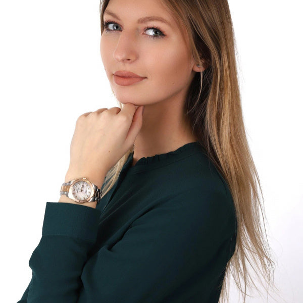 Festina Boyfriend Quartz Mother Of Pearl Gold PVD Women's Watch | F20505/1