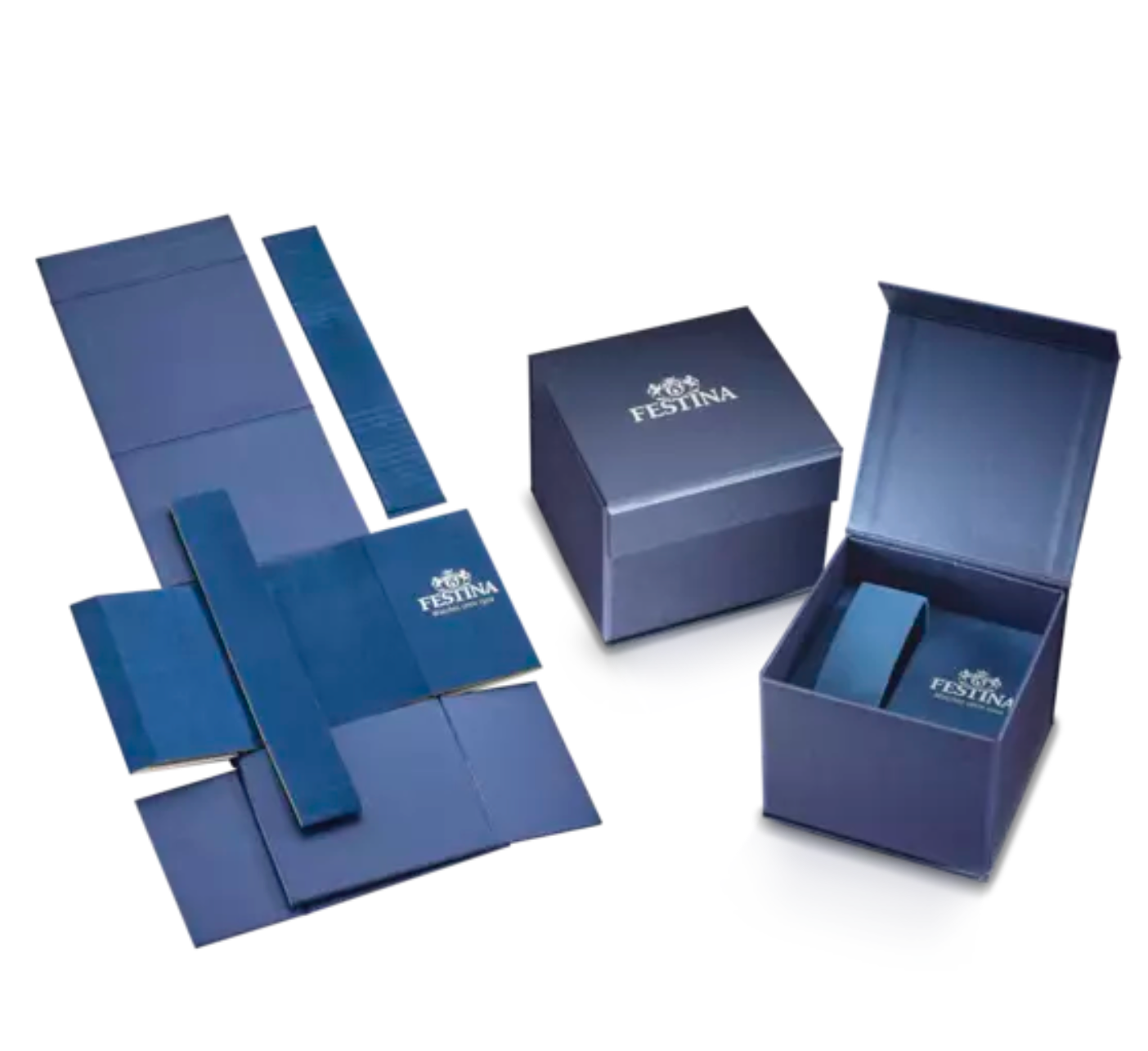 Festina Timeless Chronograph Green Black Dial Black Leather Men Watch | F20561/5