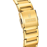 Festina On The Square Quartz Rectangular Gold PVD Stainless Steel Women's Watch | F20680/1