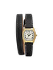 Fossil Harlow Three-Hand Black Leather Women's Watch | ES5404