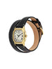 Fossil Harlow Three-Hand Black Leather Women's Watch | ES5404