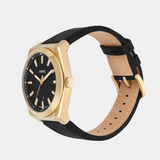 Fossil Everett Three-Hand Date Black Leather Men's Dress Watch| FS6089