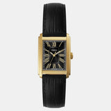 Fossil Quartz Black Dial Analog Leather Watch Men's Watch | FS6091