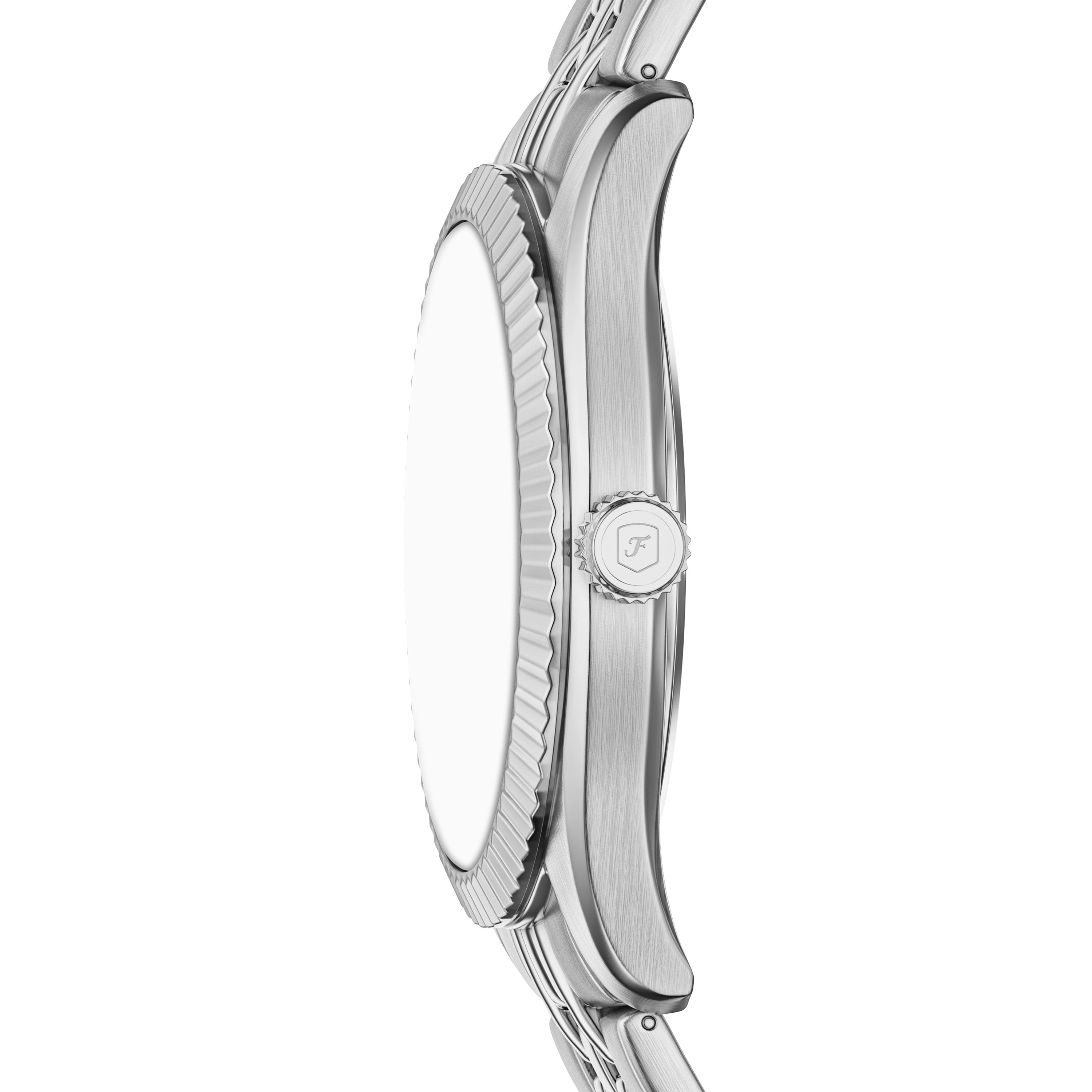 Fossil Campbell Three-Hand Day-Date Stainless Steel Men's Watch | FS6139